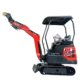 Mini Excavator 1.3T B&S engine with Hydraulic Thumb & Swing boom & JD controls