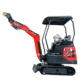 Mini Excavator 1.3T Kubota with Hydraulic Thumb & Swing boom