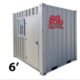 6ft Small Cubic Shipping Container