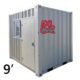 9ft Small Cubic Shipping Container