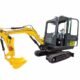 Excavator 3.5 Ton with Hydraulic Thumb, Swing Boom, Cab(ACHeat)