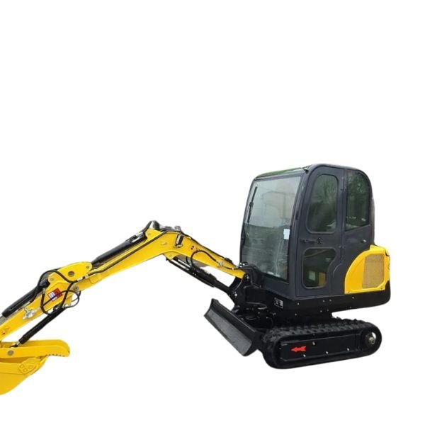 Mini Excavator 2.5T Kubota with Swing boom, AC/Heat and Cab