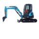 Zero Turn Excavator 3.5 Ton With Swing Boom, AC and Hydraulic Thumb