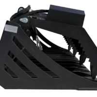 Rock Grapple Bucket Skid Steer
